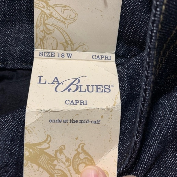 LA Blues size 18w crop jeans - Picture 4 of 7